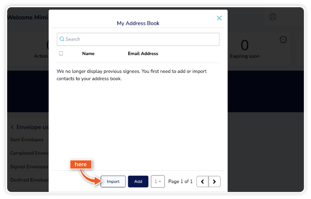 Add contacts to address book step 4