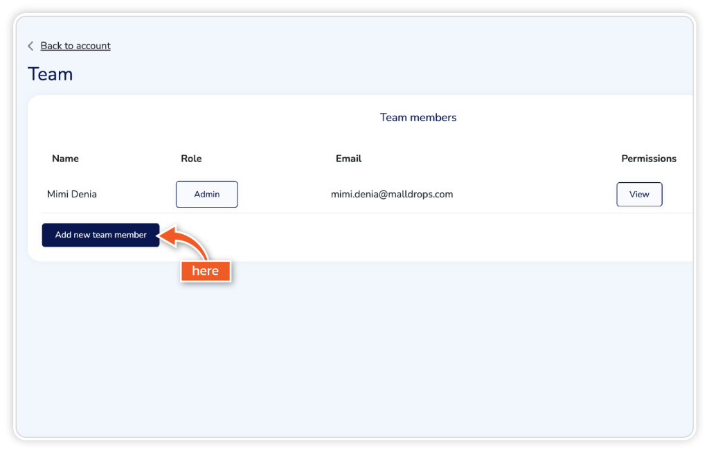 Add and delete users step 3