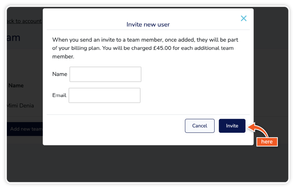 Add and delete users step 4