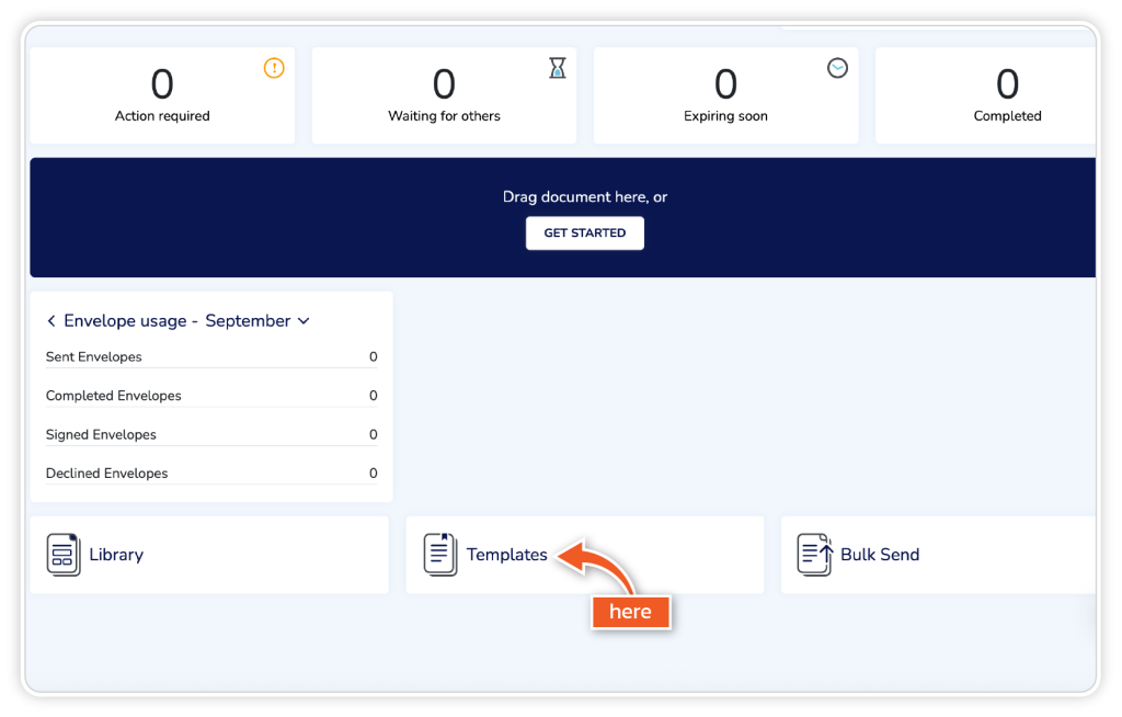 Create a template for multi-signer workflow step 1