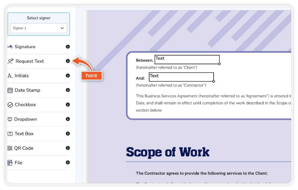 Create a template for multi-signer workflow step 5