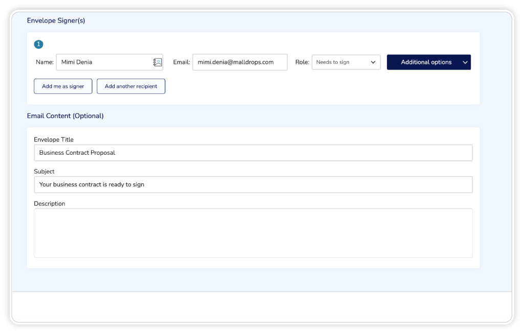 Create email body step 4