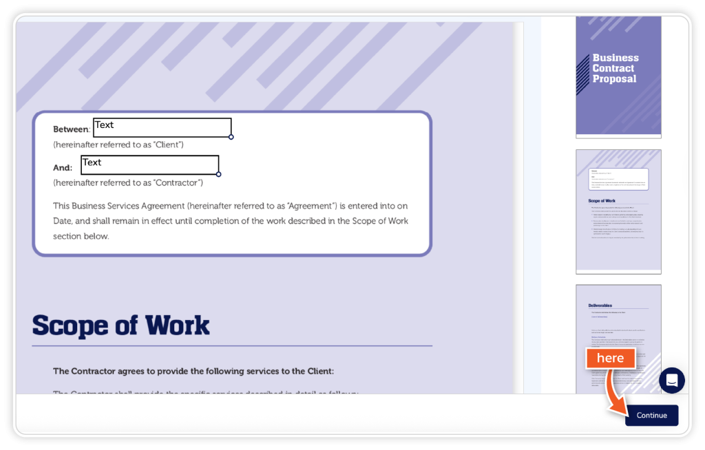 Create an envelope for bulk send step 5