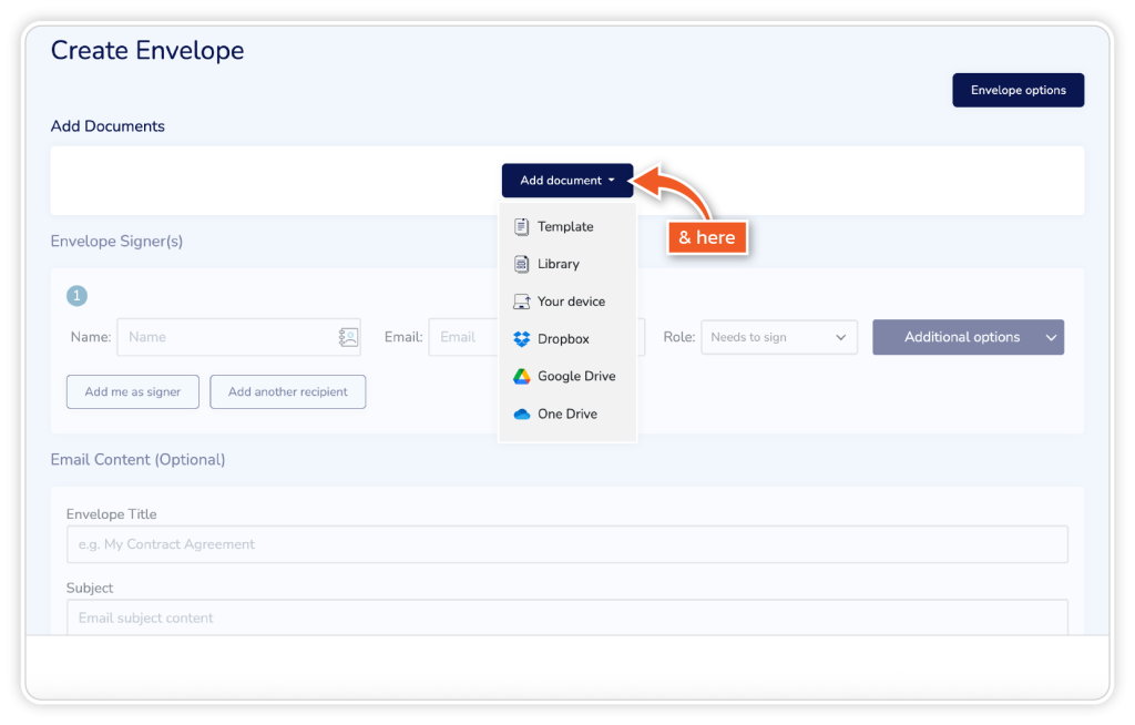Create a multi-document pack step 2