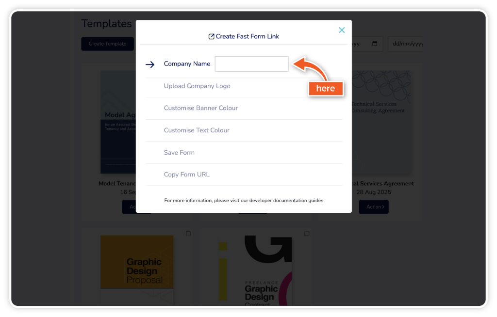 Create web forms step 4