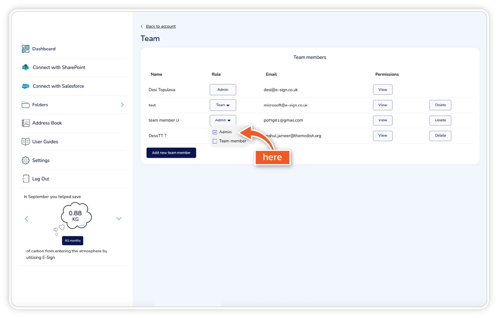 How to Make a Team Member an Admin | Help Centre