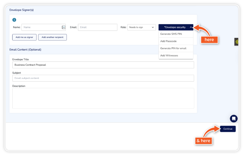 Send documents 21 CFR step 4
