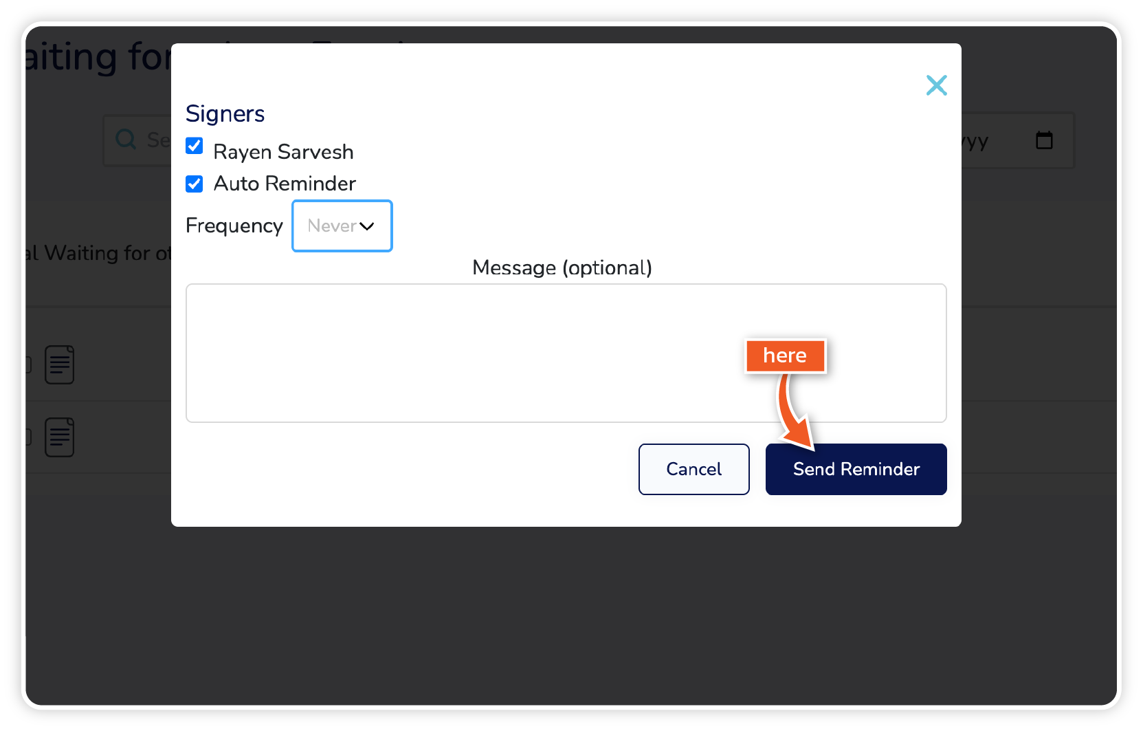 Send Reminders How to Send Reminders for Pending Envelopes | Help Centre