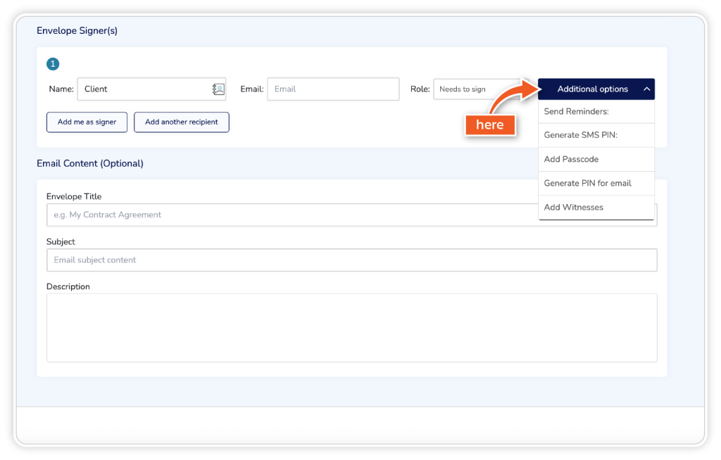 Set up automatic reminders step 3