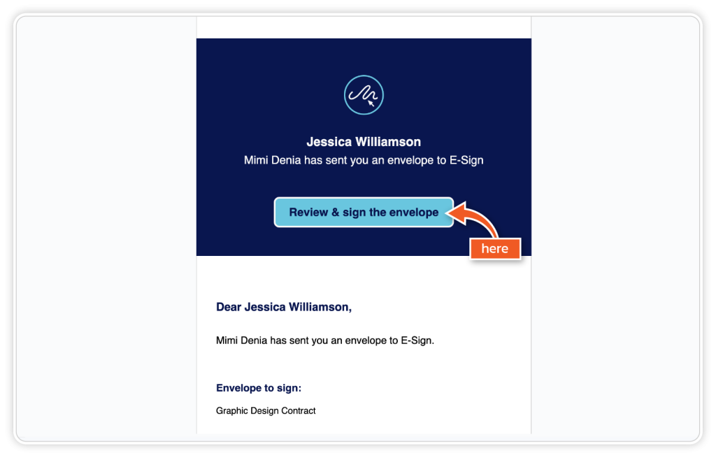 Sign a document pack step 1