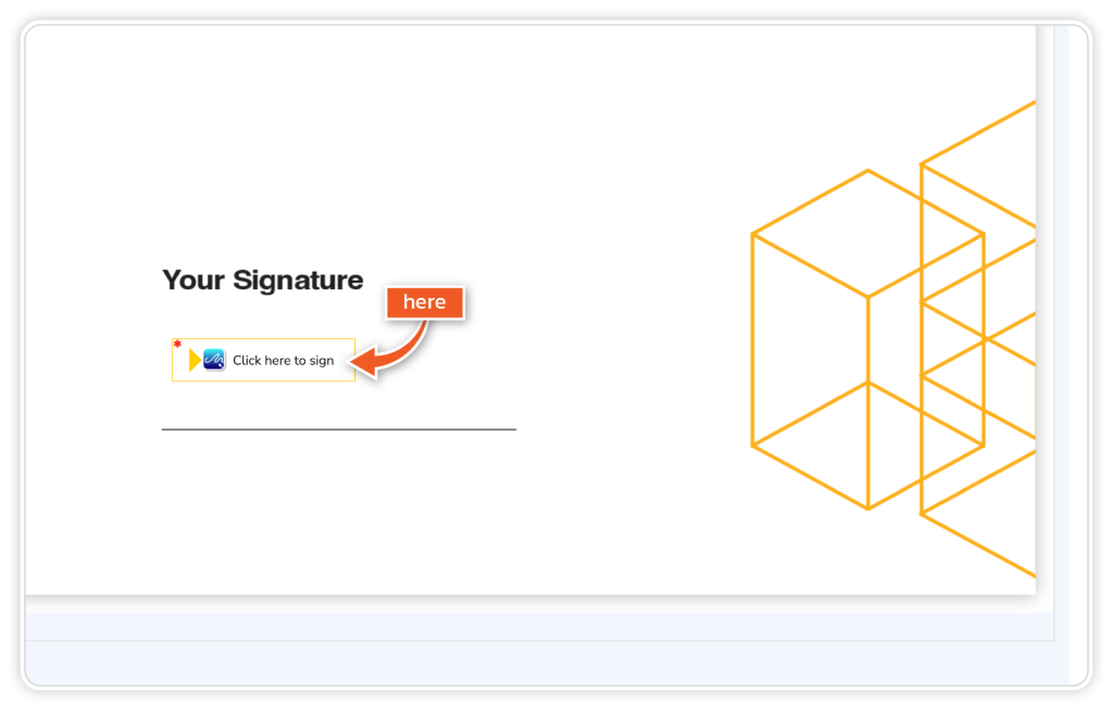 Sign a document pack step 3