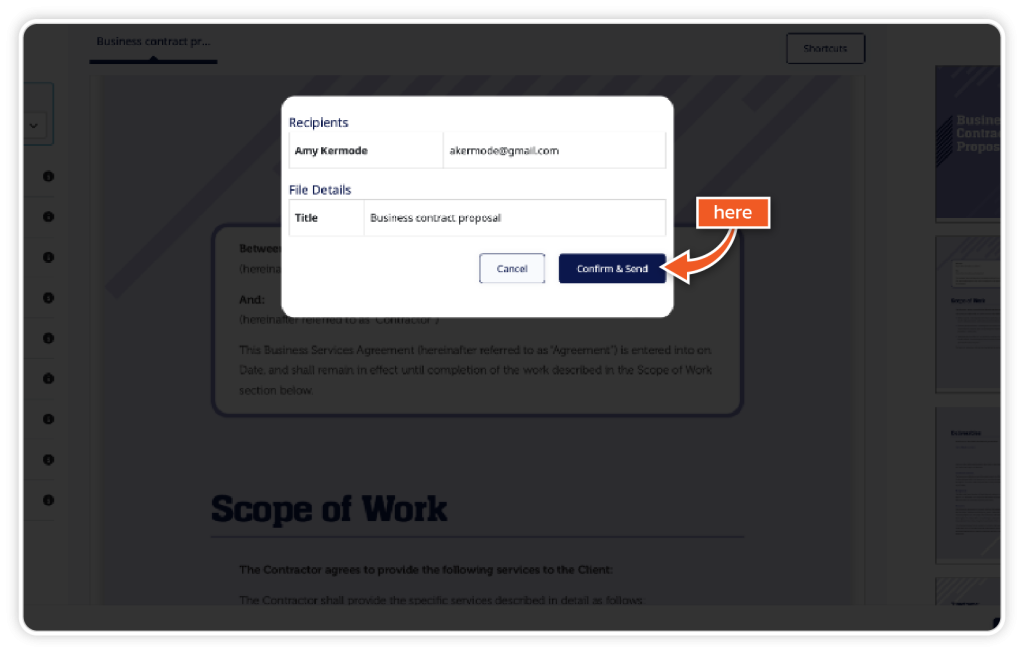 Use pre-built templates step 8