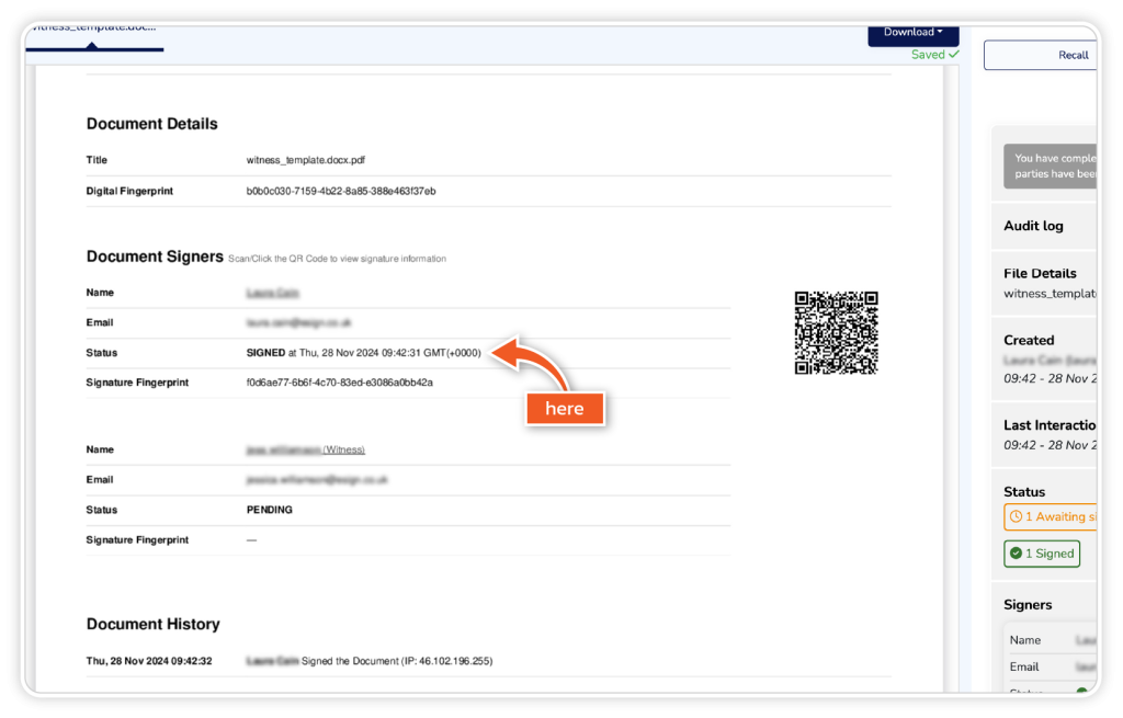 Use eWitness step 12