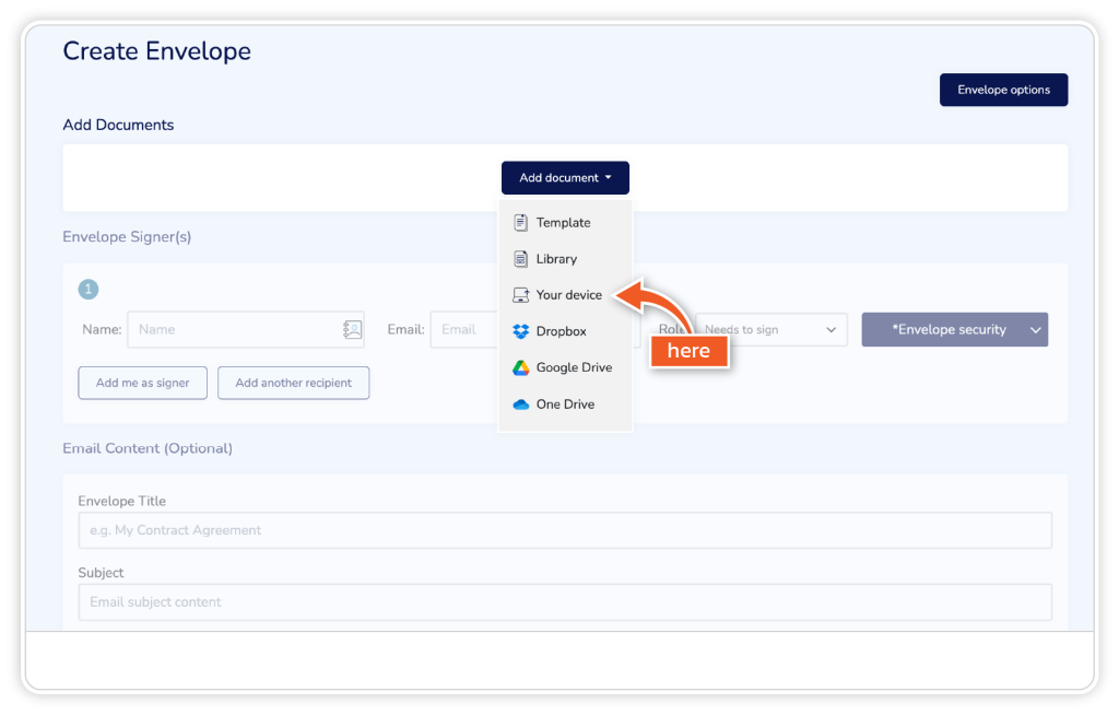 Use eWitness step 2
