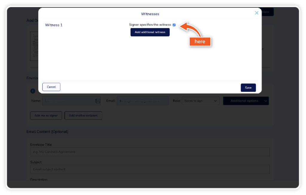 Use eWitness step 5