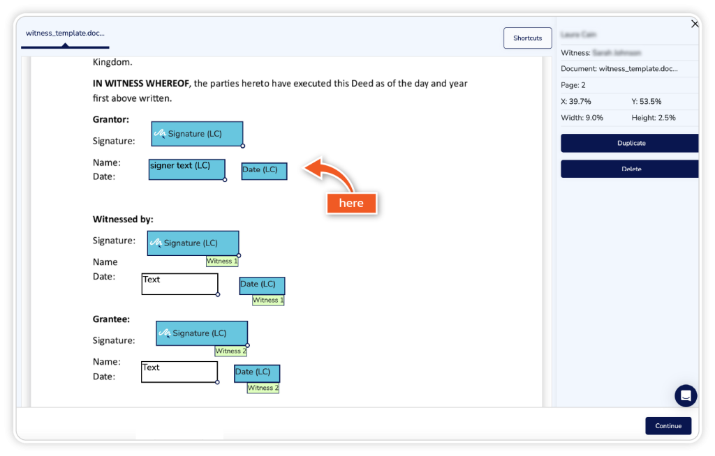 Use eWitness step 6