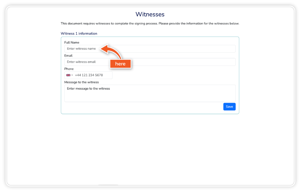 Use eWitness step 9